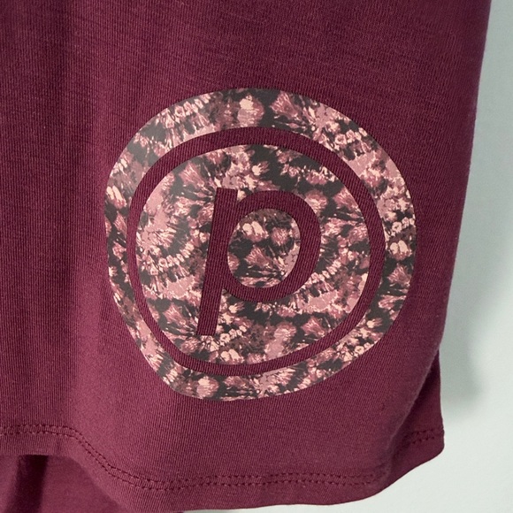 Pure Barre Tops - Pure Barre by Tavi, Plum Tank Top with Open Back, Size Small